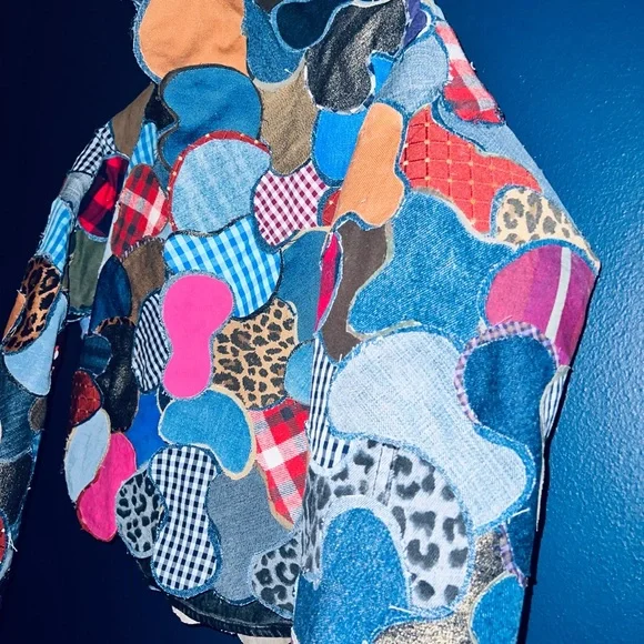 Denim Multipattern Camo Jacket - Picture 2 of 8